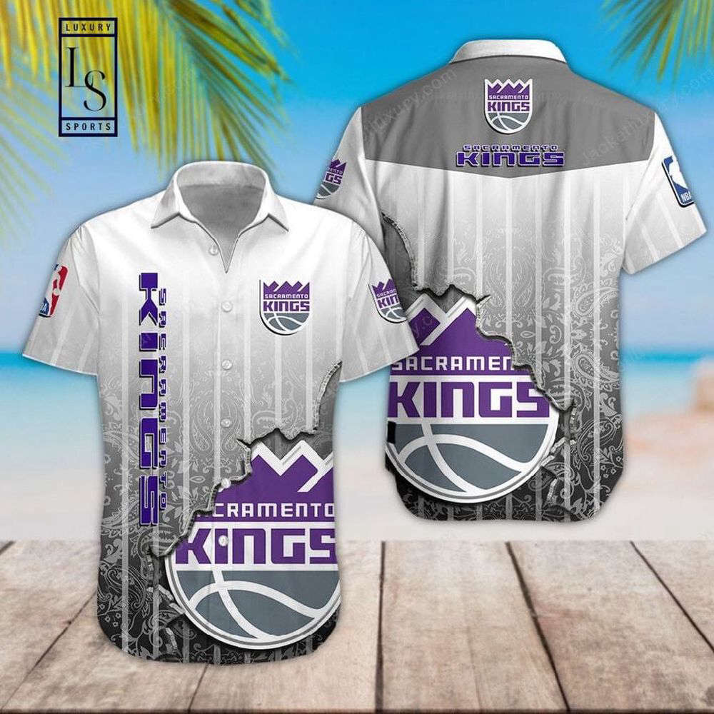 NBA Sacramento Kings Hawaiian Shirt, Gift For Men Women, Gift For Men Women