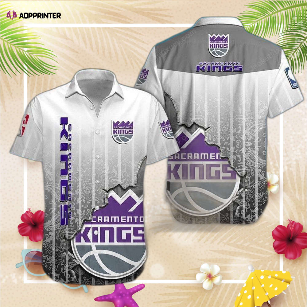 NBA Sacramento Kings Hawaiian Shirt, Gift For Men Women, Gift For Men Women