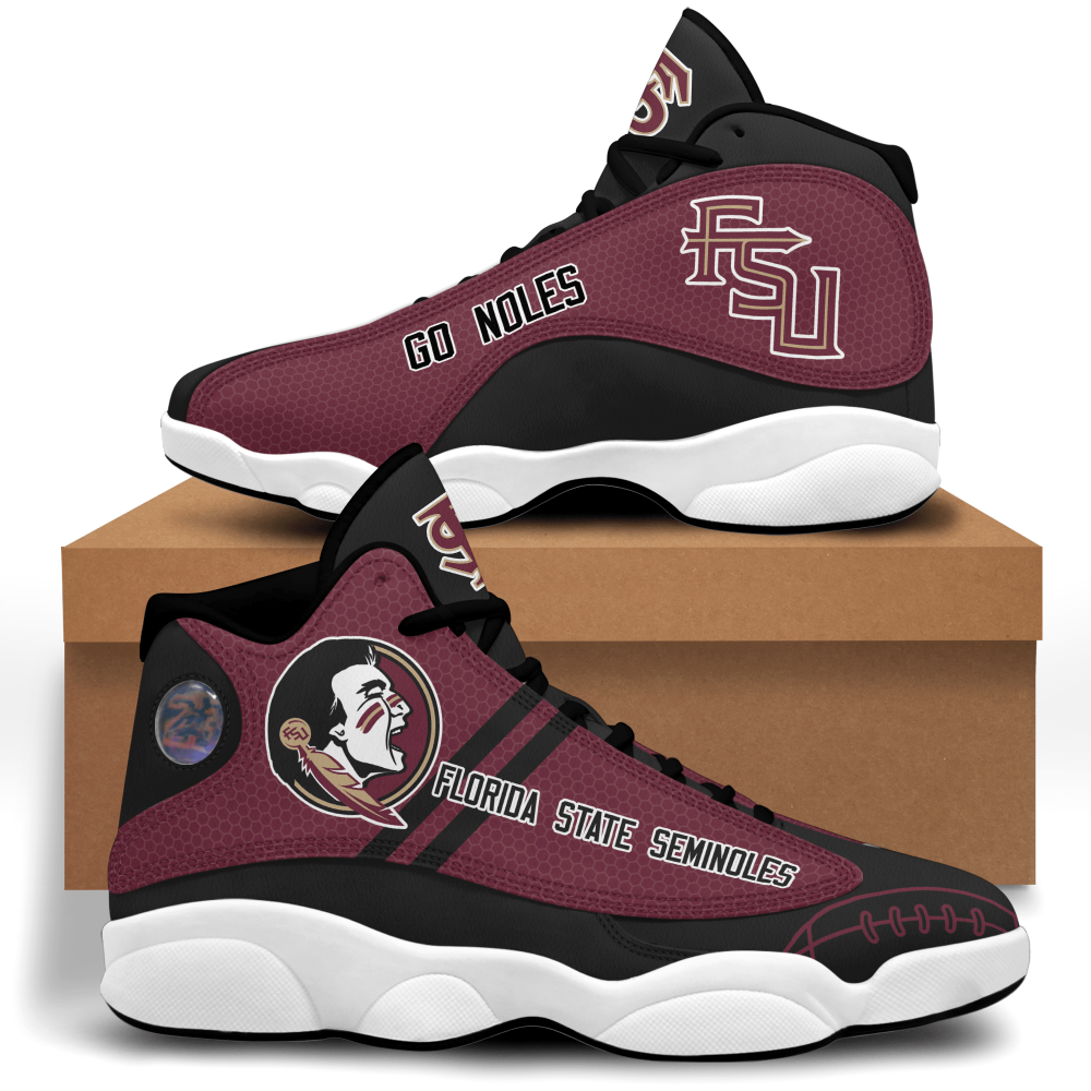 NCAA Florida State Seminoles Garnet Black Air Jordan 13 Shoes For Men Women