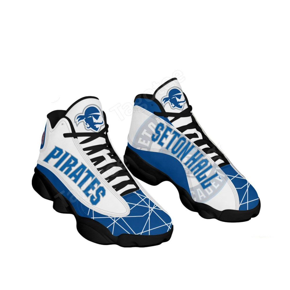 NCAA Seton Hall Pirates Logo Air Jordan 13 Shoes, Best Gift For Men And Women