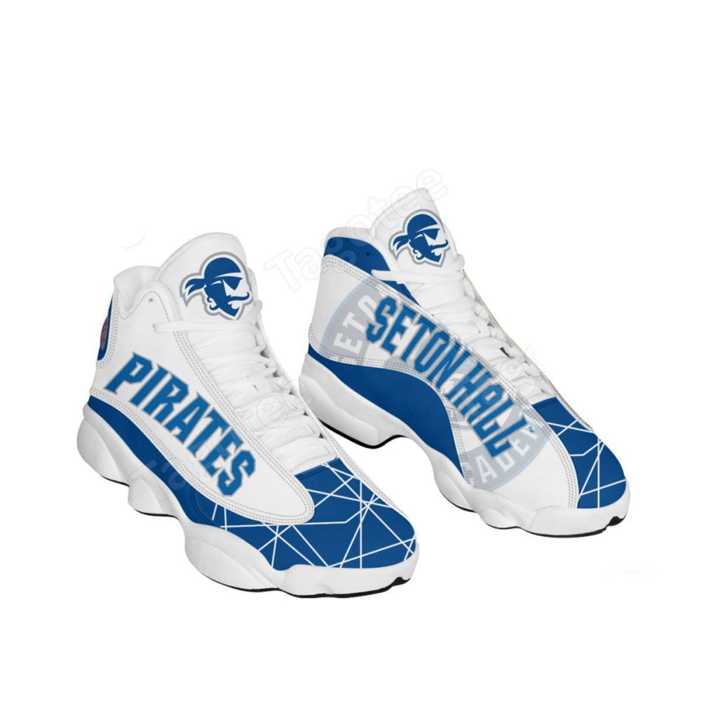 NCAA Seton Hall Pirates Logo Air Jordan 13 Shoes, Best Gift For Men And Women