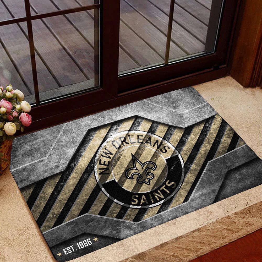 New Orleans Saints Doormat, Gift For Home Decor