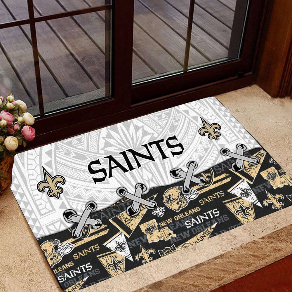 New Orleans Saints Doormat, Gift For Home Decor