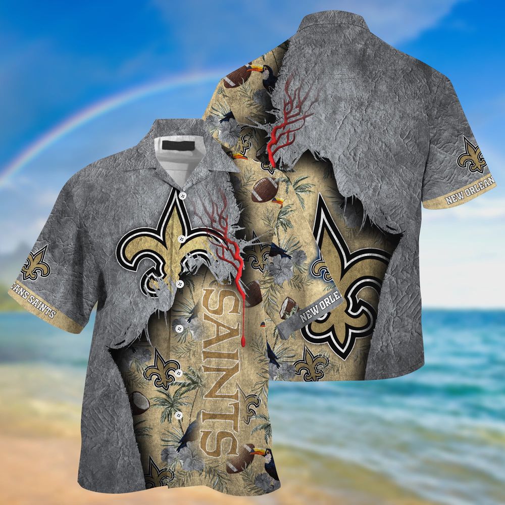 New Orleans Saints NFL-God Hawaii Shirt New Gift For Summer