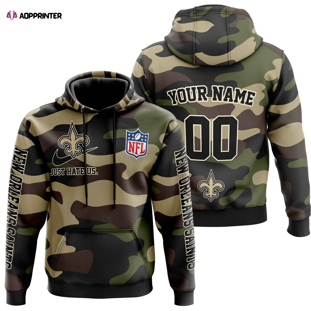 Seattle Seahawks Personalized Hoodie-Zip Hoodie Camo Style For Men Women