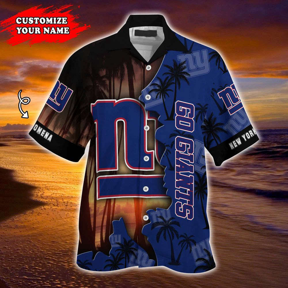 New York Giants NFL-Customized Summer Hawaii Shirt For Sports Enthusiasts