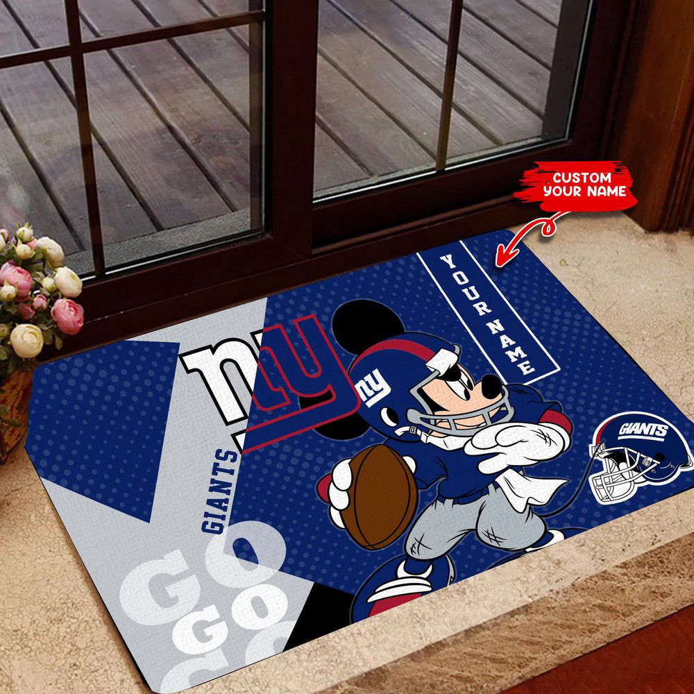 New York Giants Personalized  Doormat, Best Gift For Home Decor