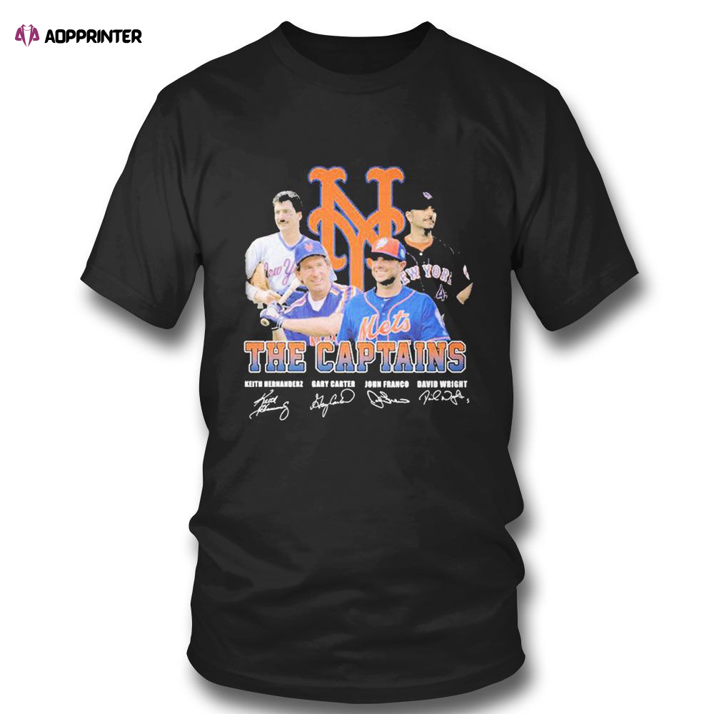 New York Mets The Captains Signature T-shirt For Fans