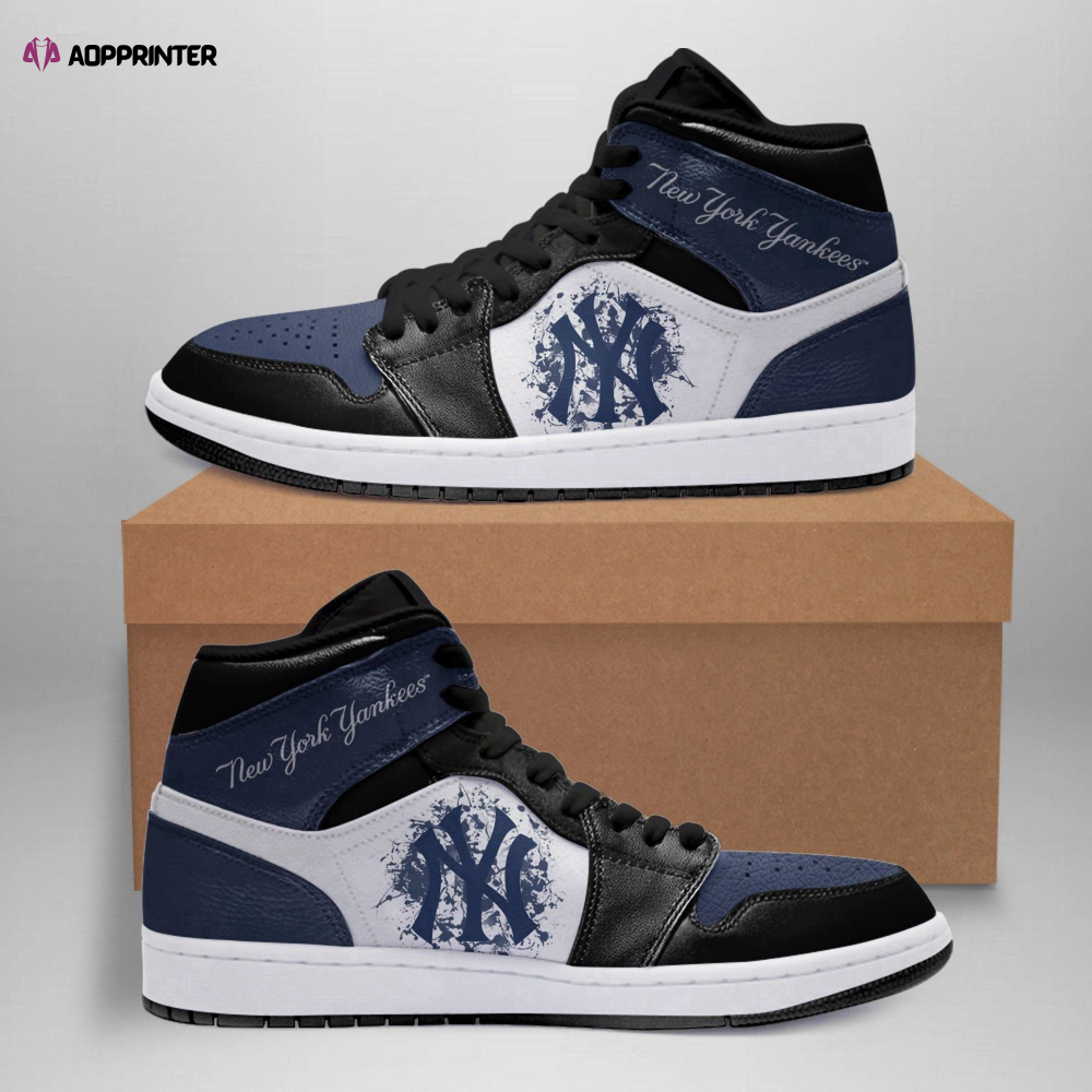 New York Yankees Mlb Baseball Air Jordan Sneakers Team Custom Design Shoes Sport Eachstep Gift For Fans