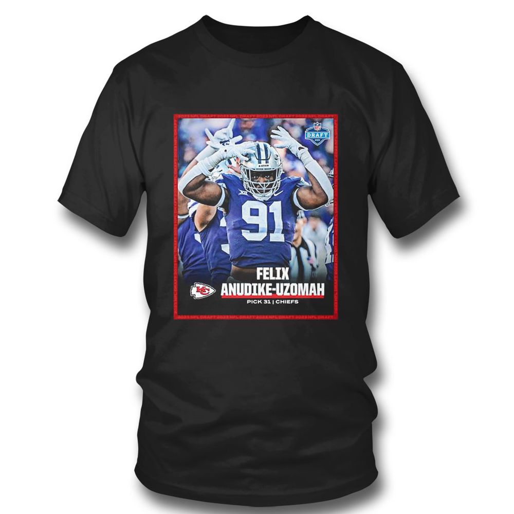 Nfl Draft 2023 Kansas City The Pick Is In Felix Anudike Uzomah T-shirt For Fans