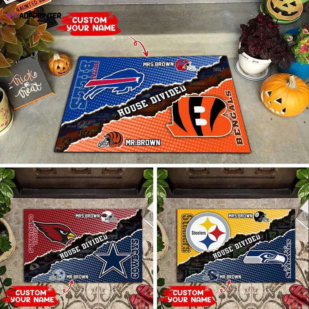 NFL   House Divided   Custom  Doormat, Best Gift For Home Decoration