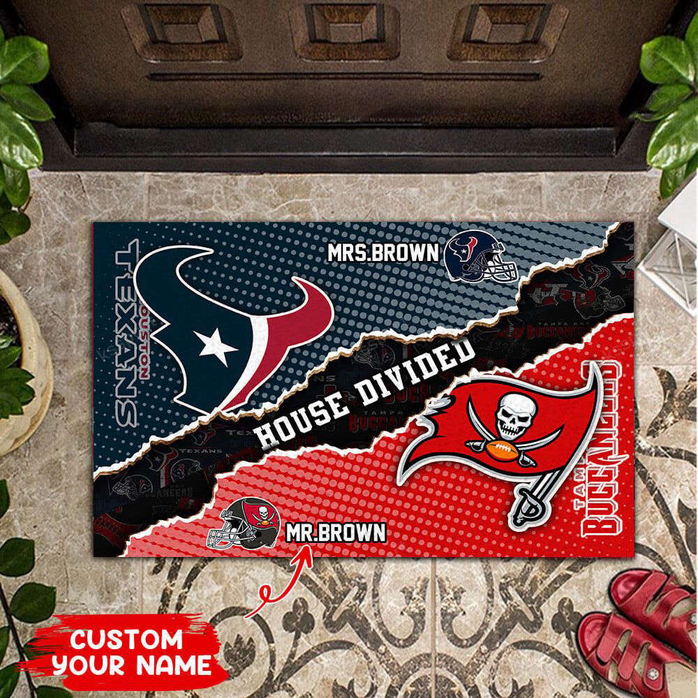 NFL   House Divided   Custom  Doormat, Best Gift For Home Decoration