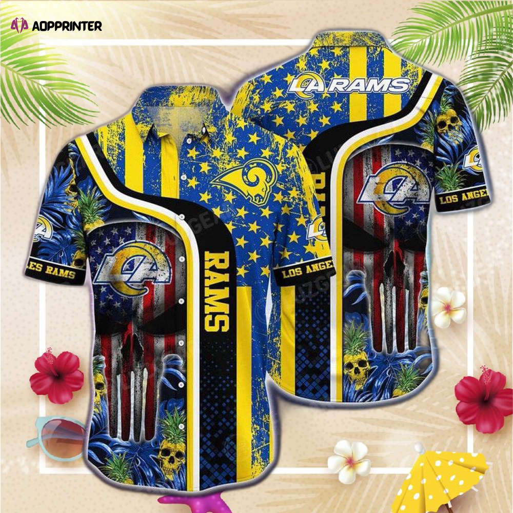 Los Angeles Rams Classic Print Hawaiian Shirt For Men And Women