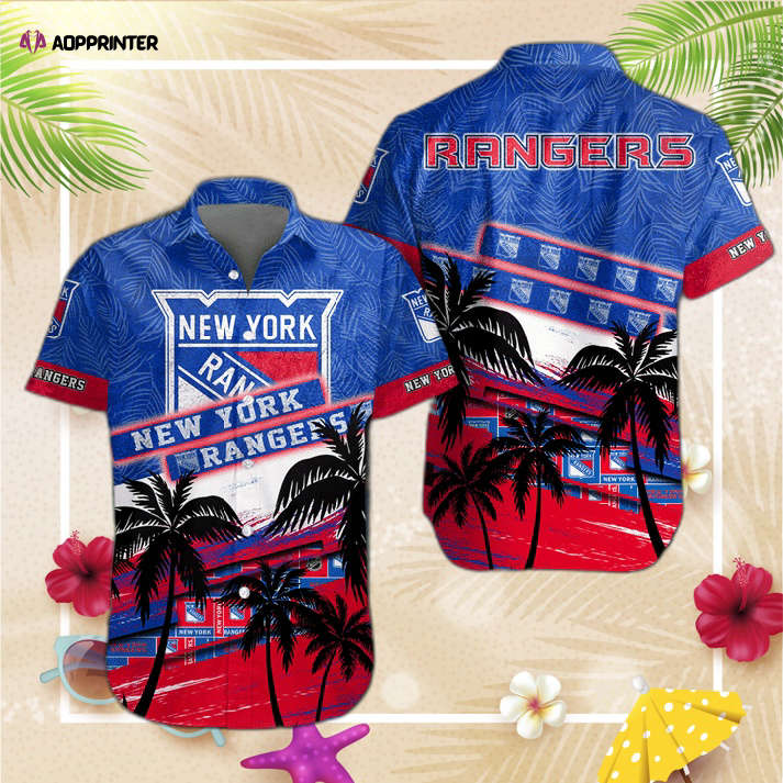 NHL New York Rangers Hawaiian Shirt, Gift For Men Women