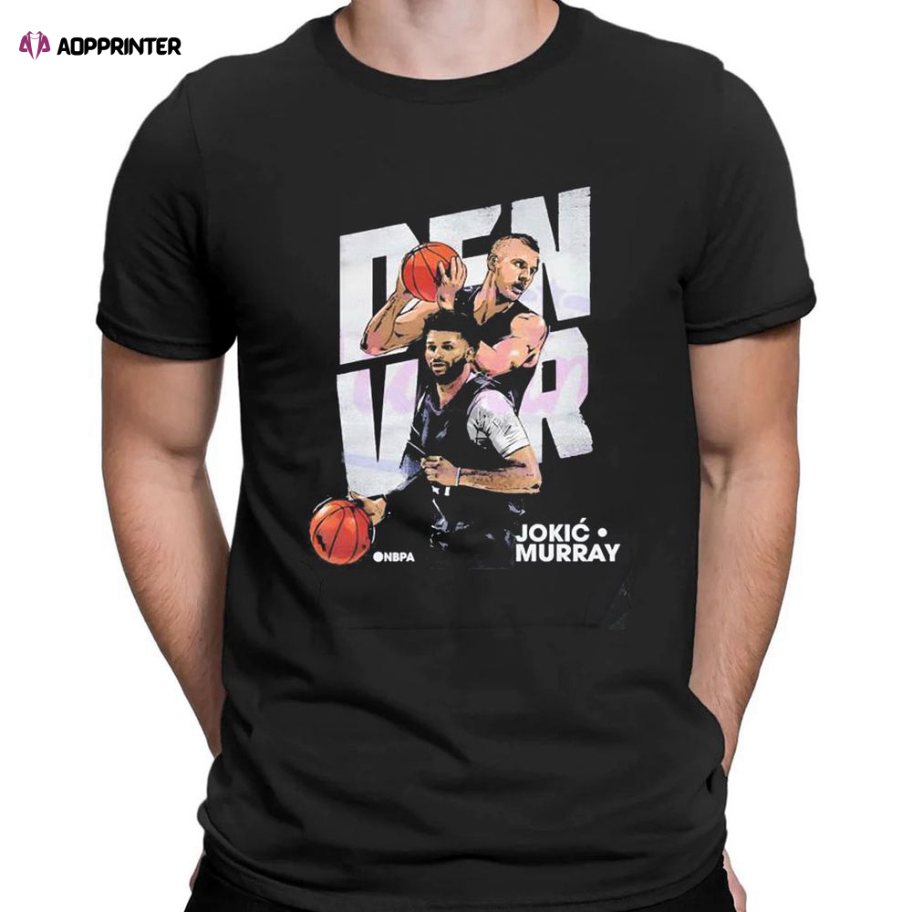 Nikola Jokic And Jamal Murray Denver Duo T-shirt For Fans