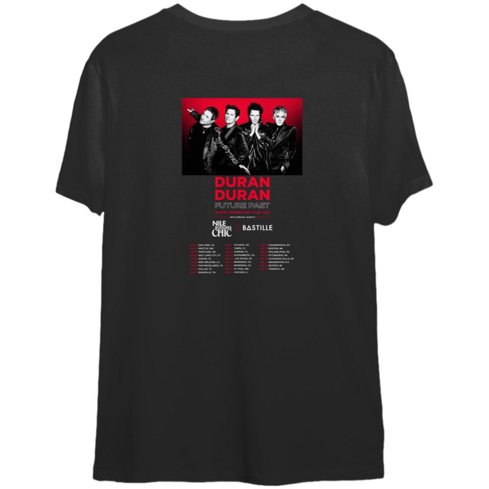 North American Tour 2023 Duran Duran Future Past Tour Shirt