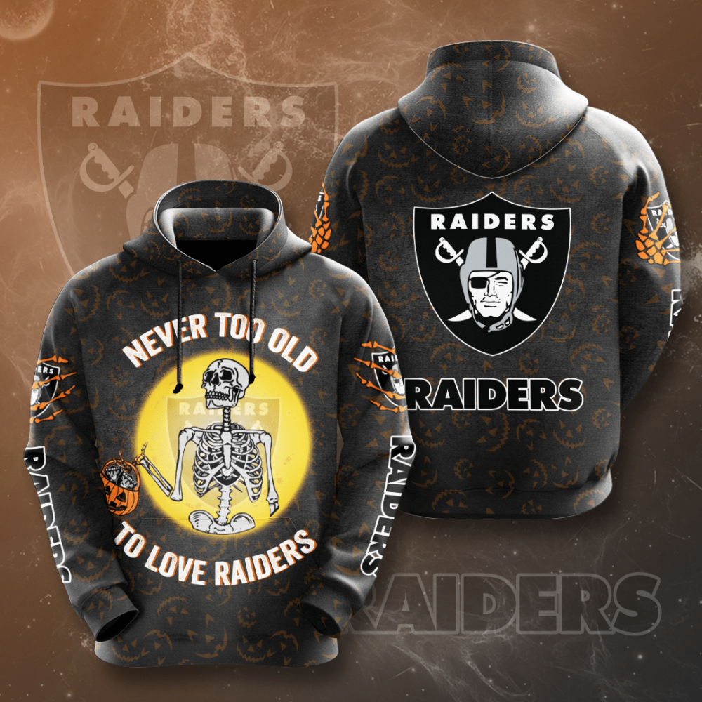 Oakland Raiders 3D Hoodie, Gift For Men And Women