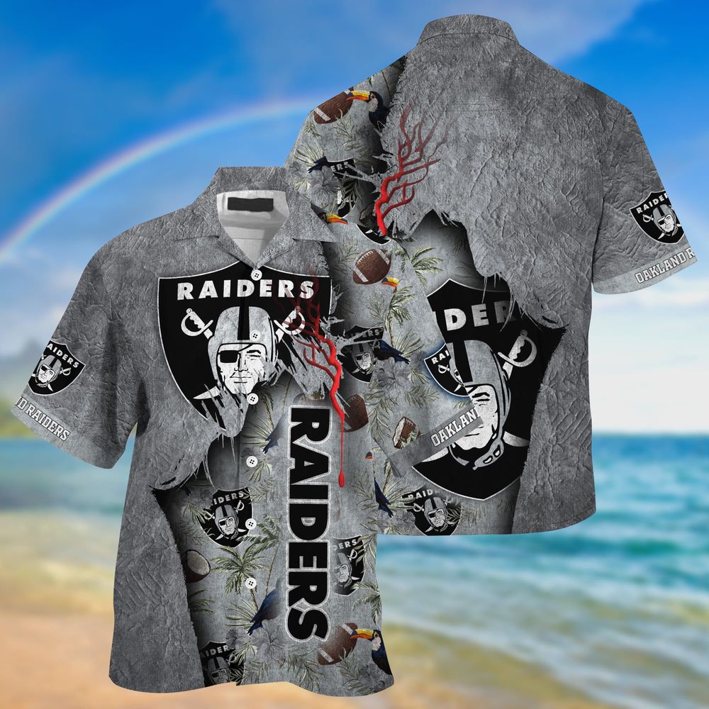 Oakland Raiders NFL-God Hawaii Shirt New Gift For Summer