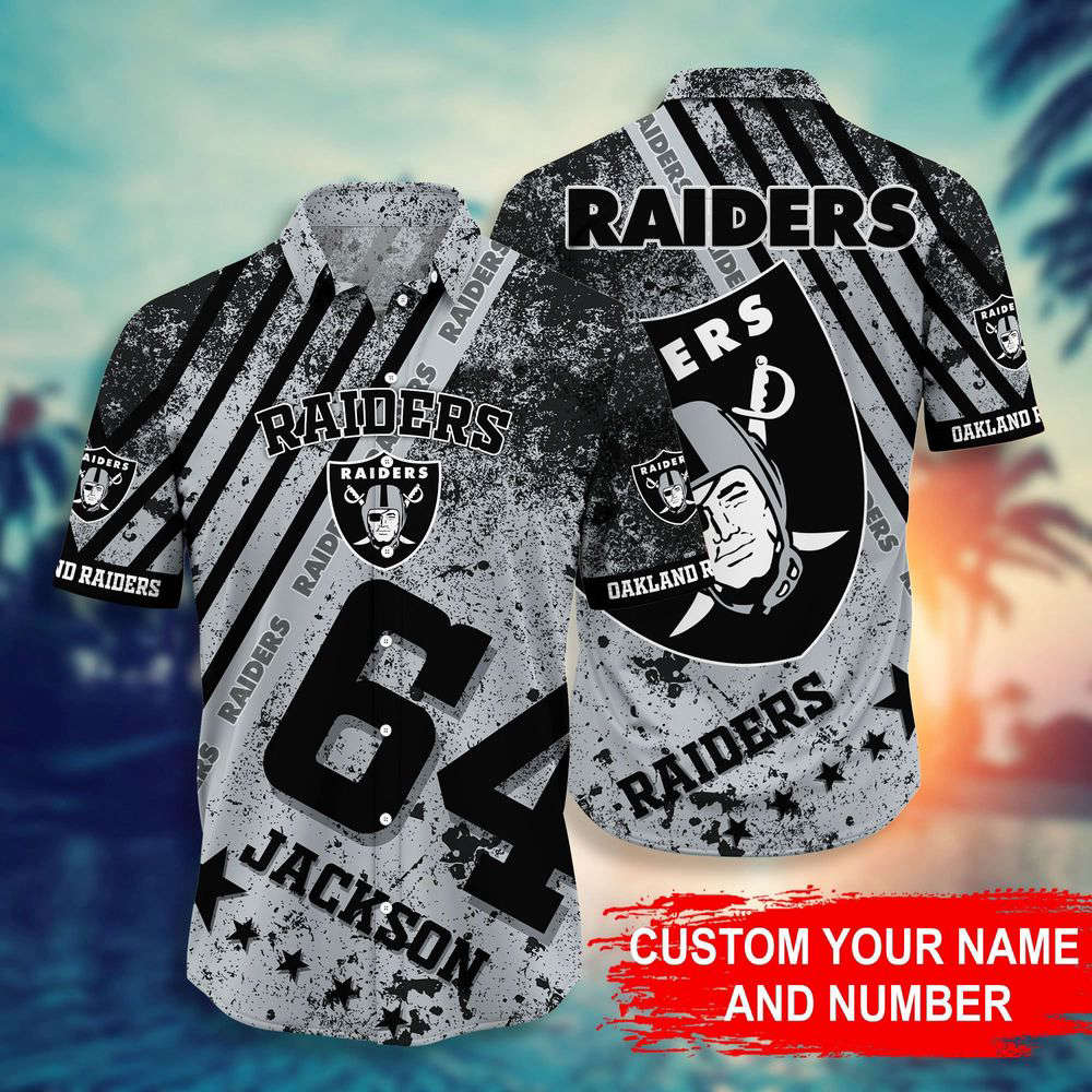 Oakland Raiders NFL-Personalized Hawaii Shirt Style Hot Trending