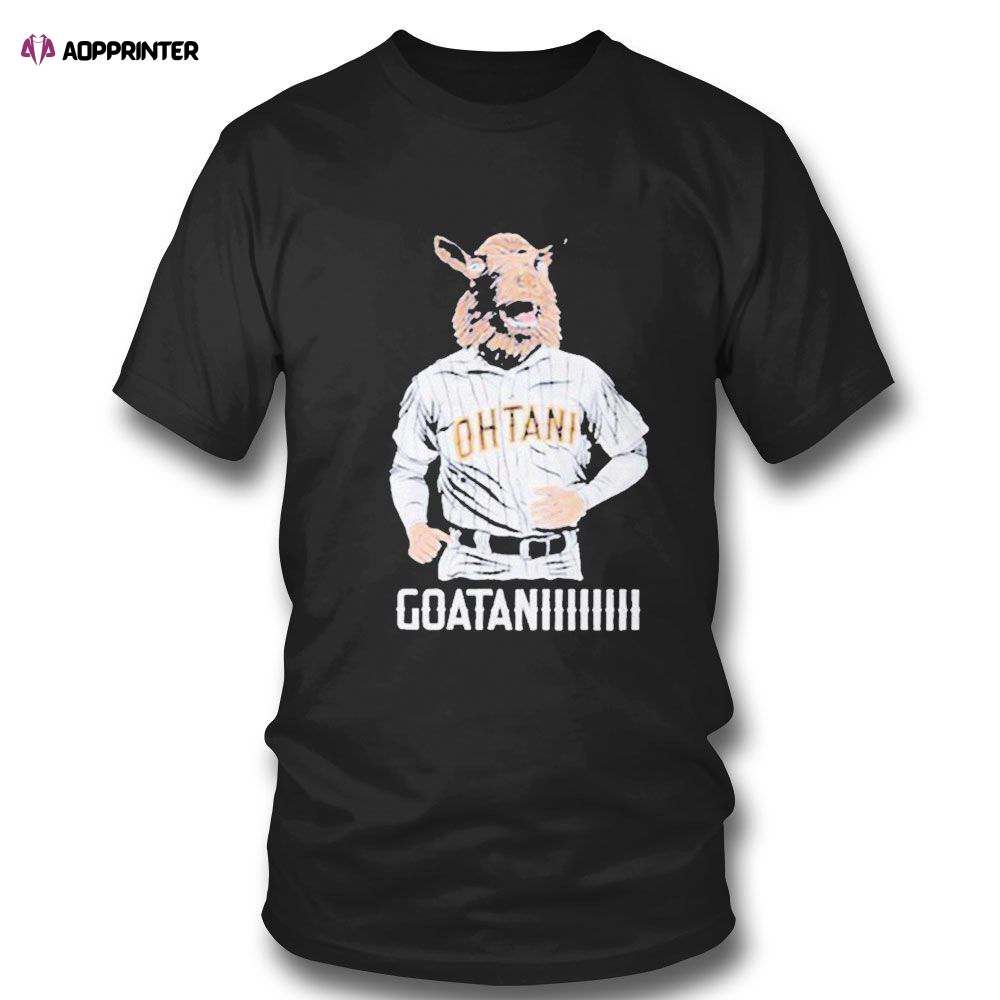 Ohtani Japan Baseball Goatanii T-shirt For Fans