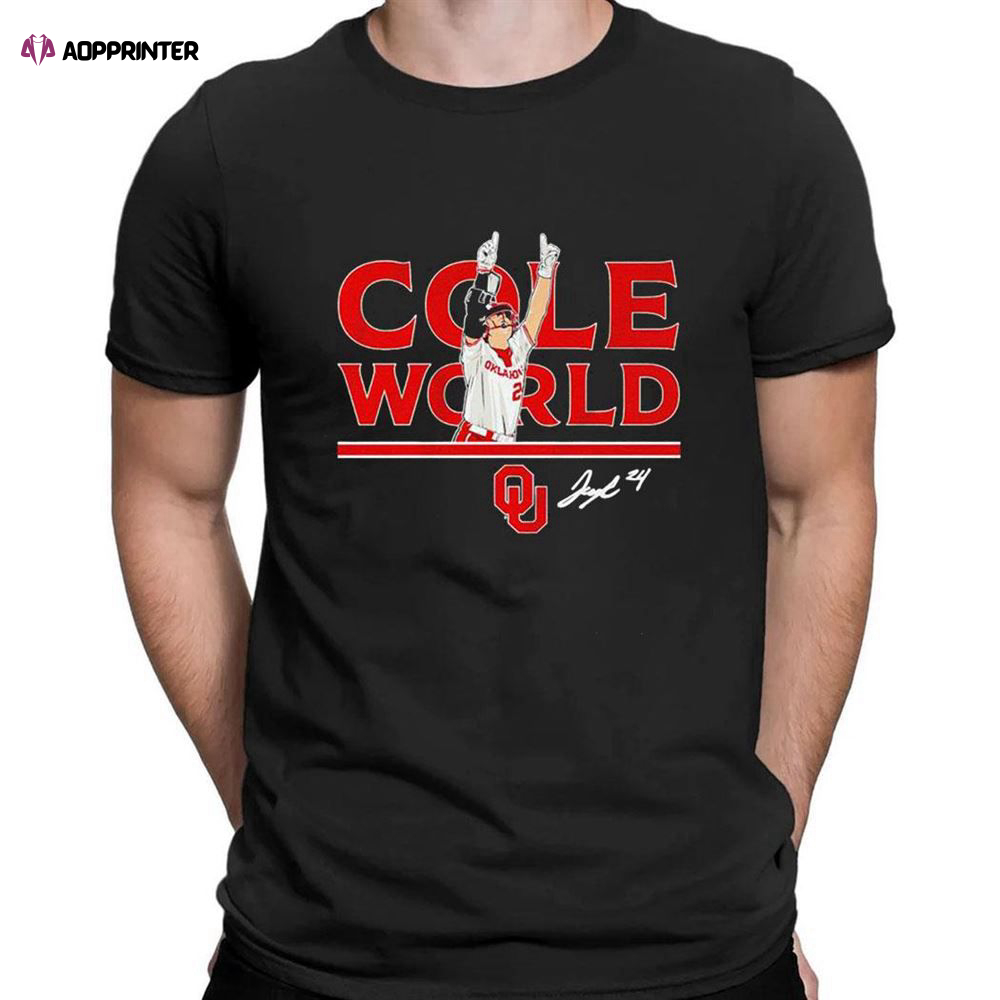 Oklahoma Softball Jayda Coleman Cole World T-shirt For Fans