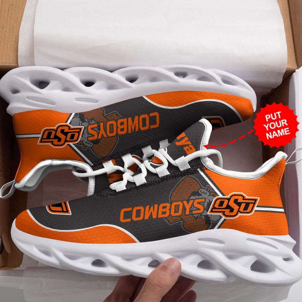 Oklahoma State Cowboys Custom Personalized Max Soul Sneakers Running Sports Shoes For Men Women