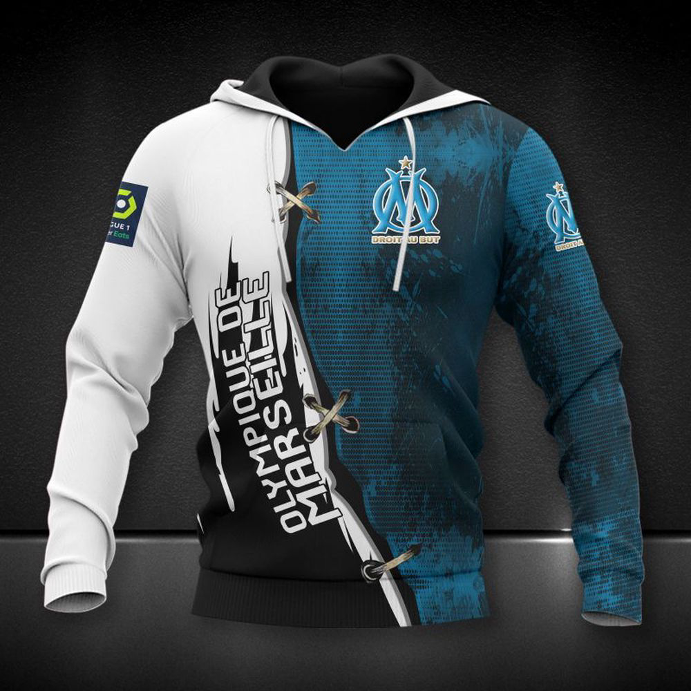 Olympique de Marseille Printing  Hoodie, Gift For Men And Women