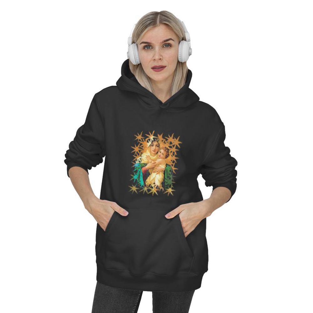 Our Lady Virgin Mary Refuge of Sinners Catholic Saints Hoodie, Gift For Men And Women