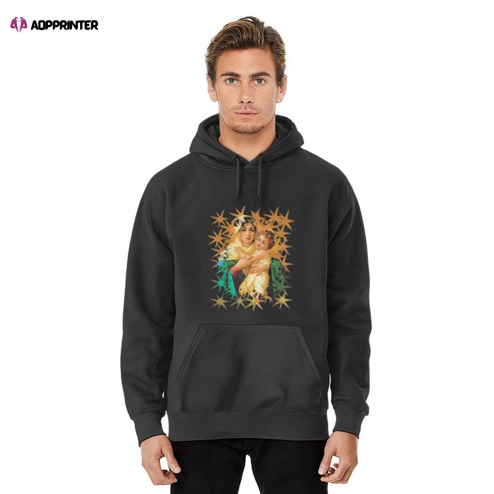 Our Lady Virgin Mary Refuge of Sinners Catholic Saints Hoodie, Gift For Men And Women