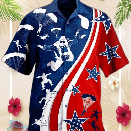 Parachute Hawaiian Shirt, Gift For Men And Women