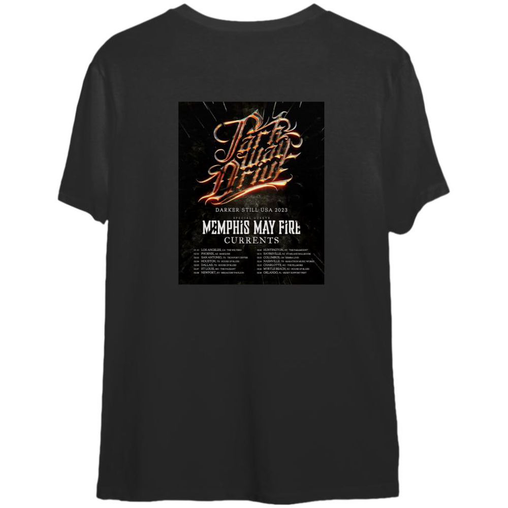 Parkway Drive Darker Still USA Tour 2023 T-Shirt, Parkway Drive T-Shirt For Men And Women