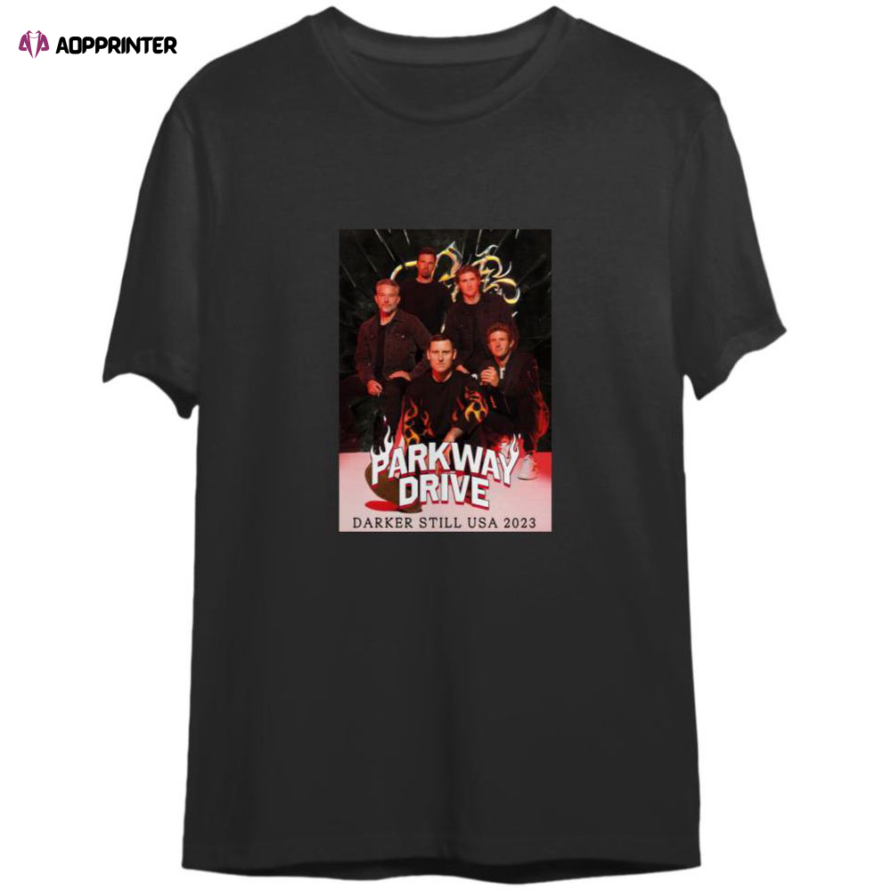 Parkway Drive Darker Still USA Tour 2023 T-Shirt, Parkway Drive T-Shirt For Men And Women