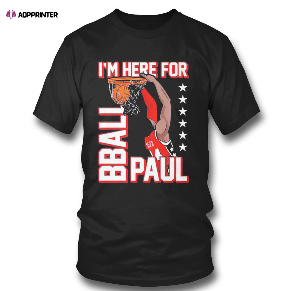 Paul Reed 76ers Im Here For Bball Paul T-shirt For Men Women