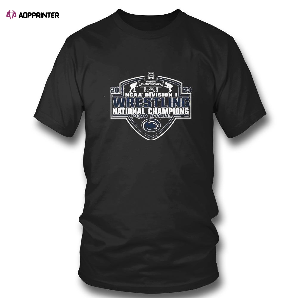 Penn State Ncaa Di College Wrestling National Champions 2023 T-shirt For Fans