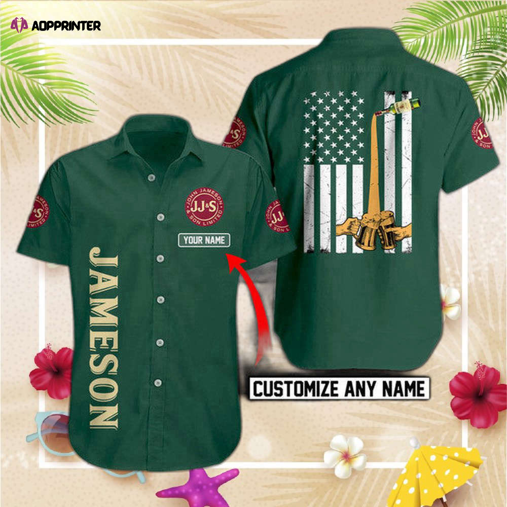 Personalized Jameson Whiskey Hawaiian Shirt For Men And Women