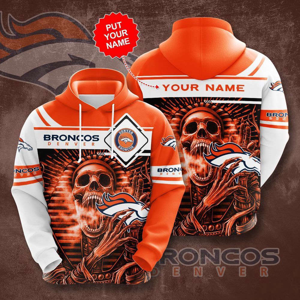 Personalized Denver Broncos 3D   Hoodie, Best Gift For Men And Women