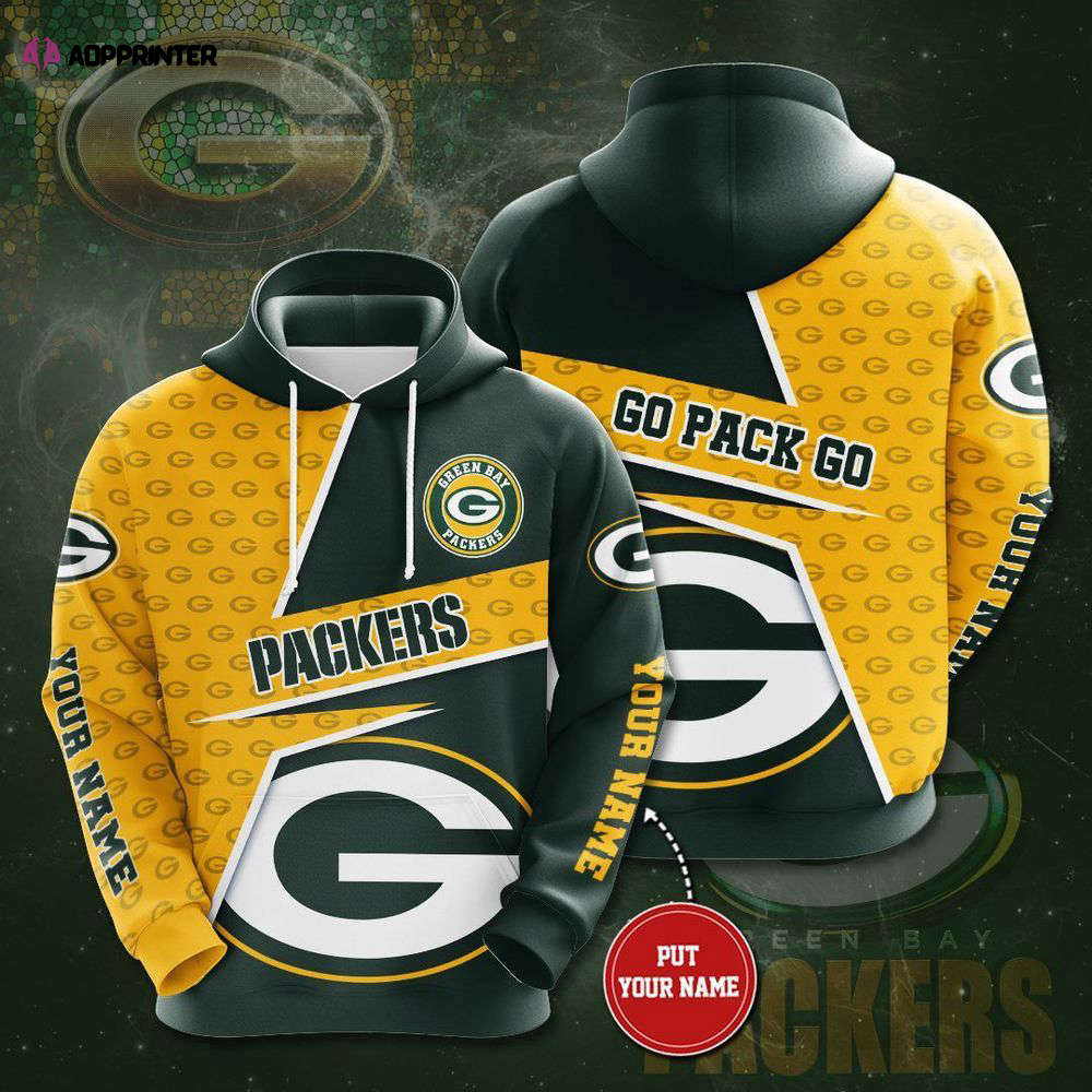 Personalized Green Bay Packers 3D Hoodie, Gift For Men And Women