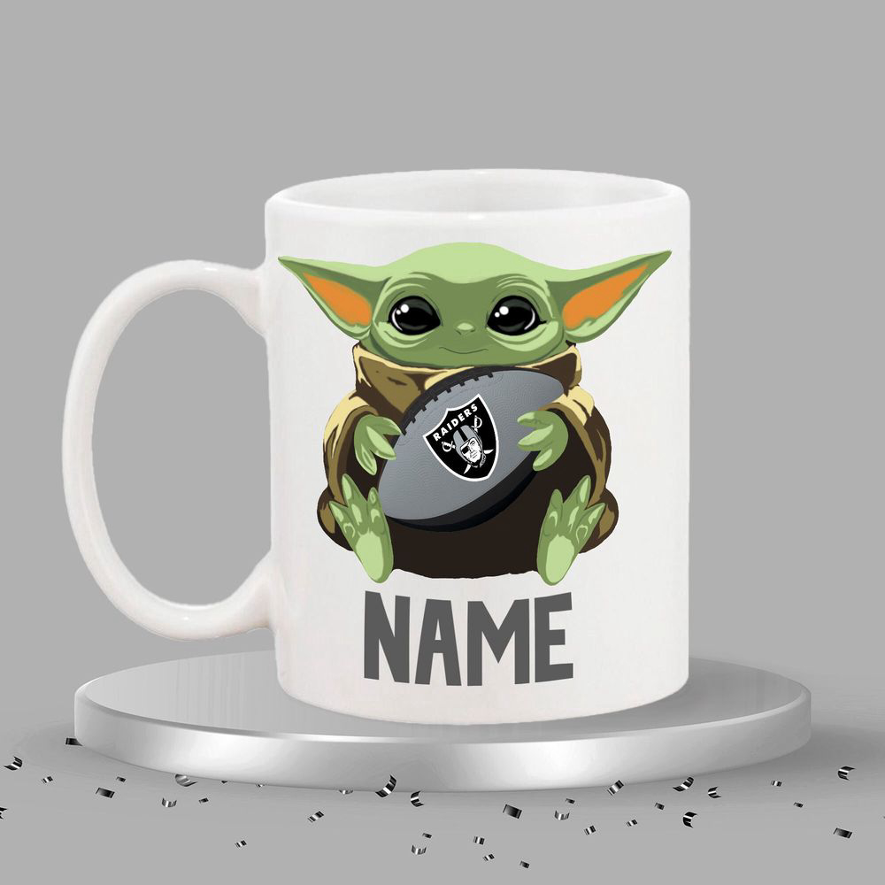 Personalized Grogu AKA, (Baby Yoda) Mug Raider Theme