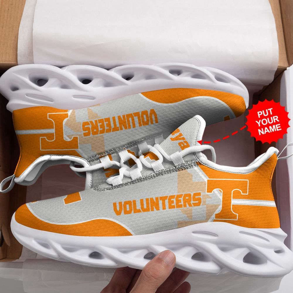 Personalized Name Tennessee Volunteers Max Soul Sneakers Running Sports Shoes For Men Women