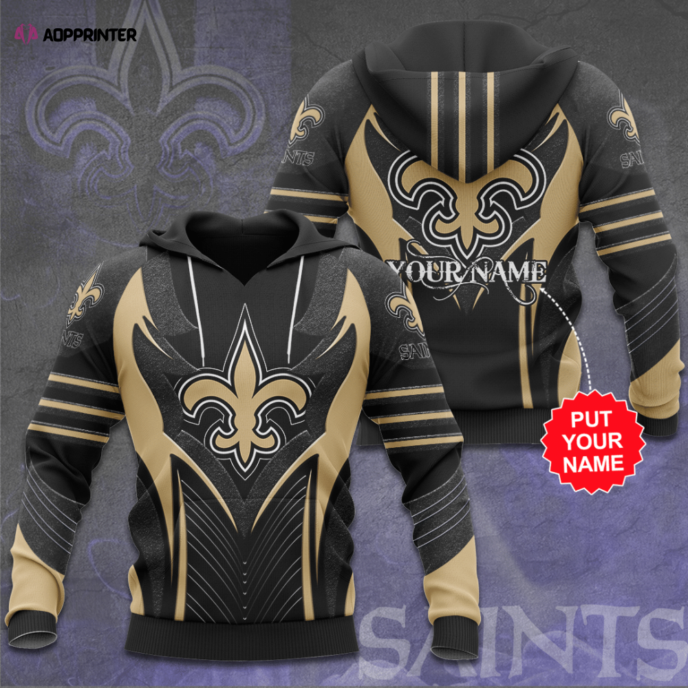Personalized New Orleans Saints 3D Hoodie, Best Gift For Men And Women