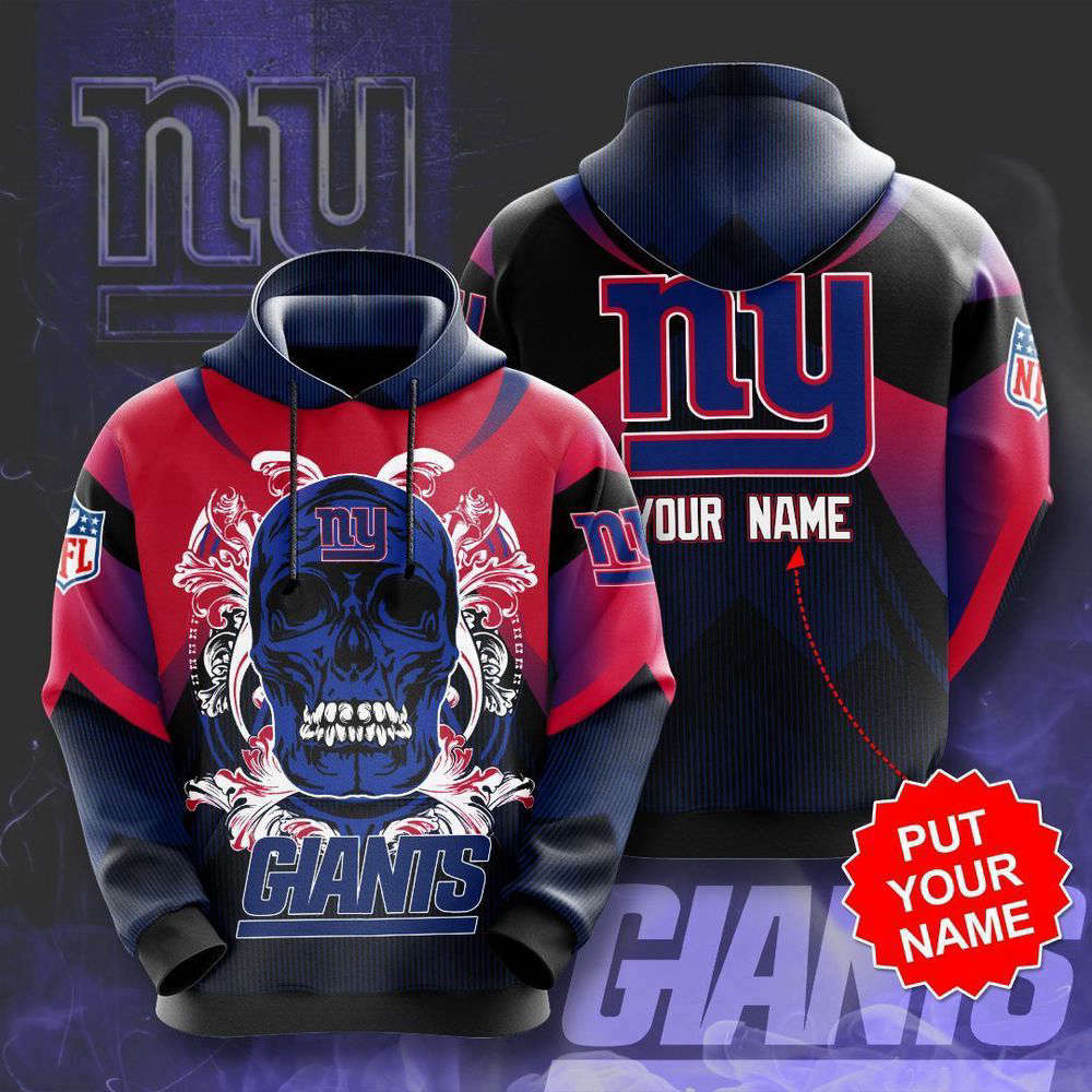 Personalized New York Giants 3D Hoodie, Best Gift For Men And Women