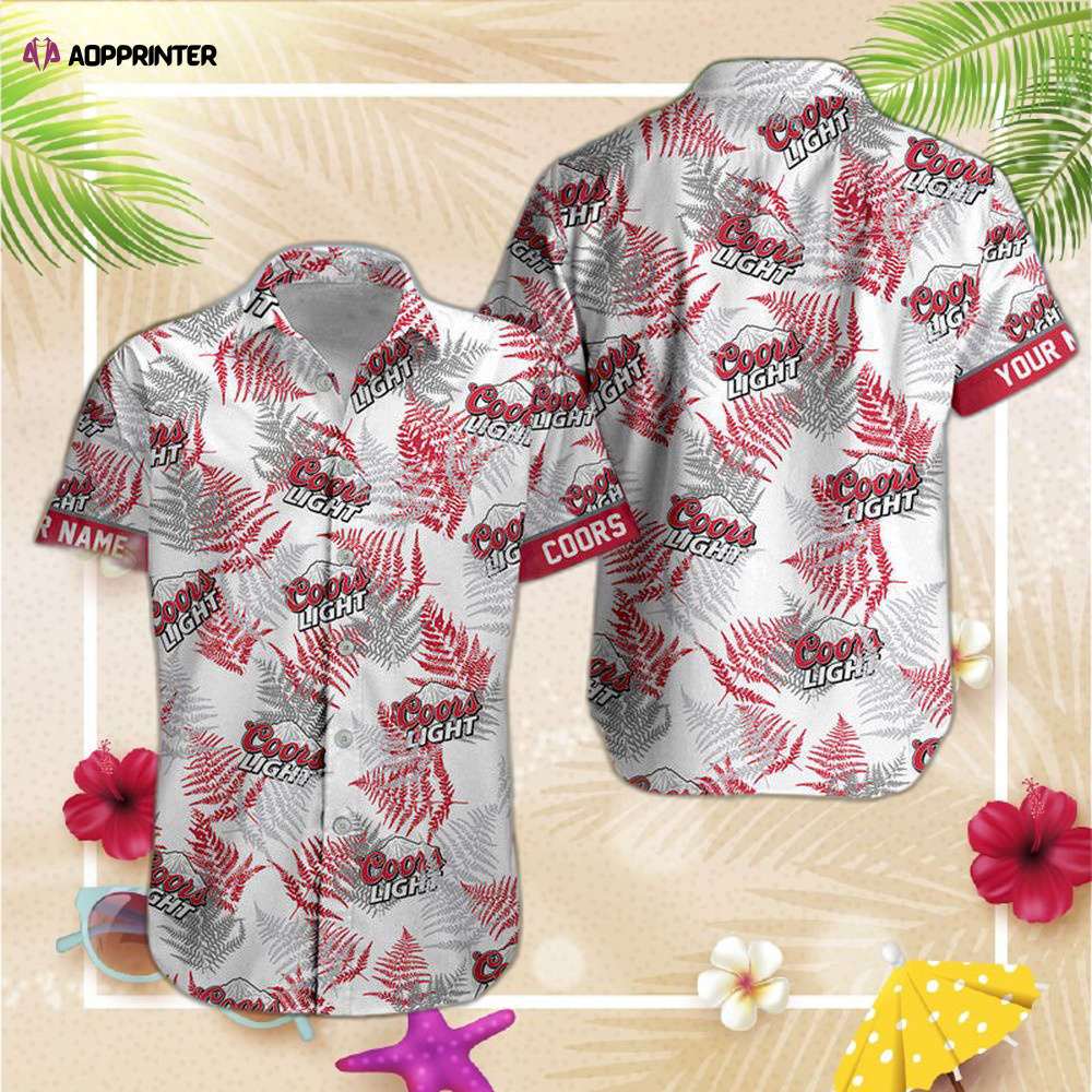 Personalized Tropical Basic Coors Light Hawaiian Shirt For Men Women