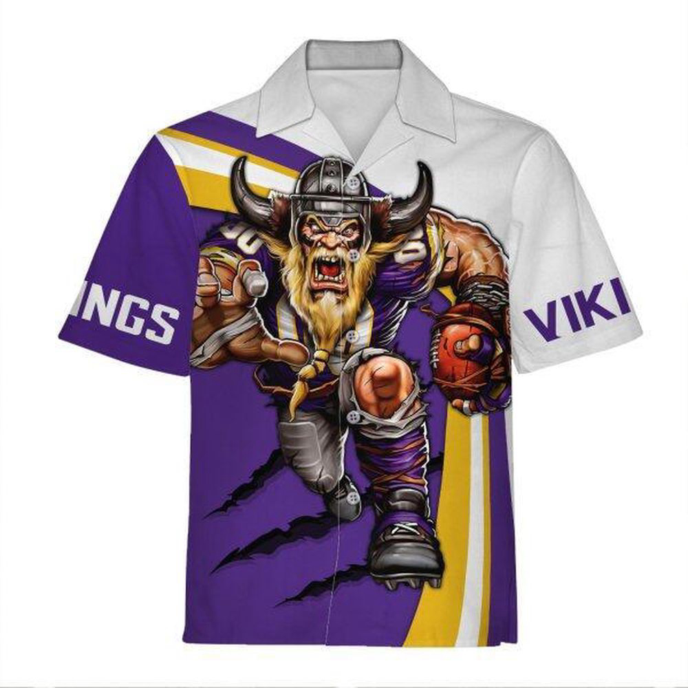 Personalized Unisex Hawaiian Shirt Minnesota Vikings Football Team 3D Apparel For Men Women