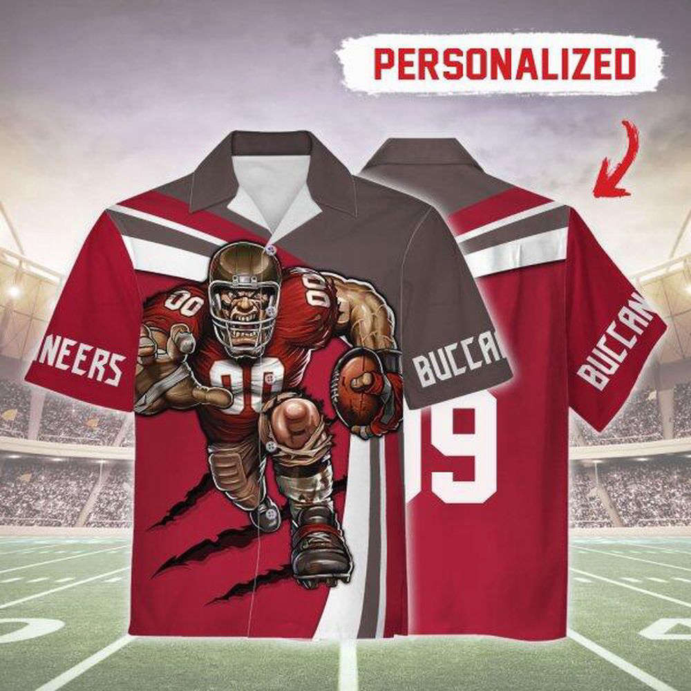 Personalized Unisex Hawaiian Shirt Tampa Bay Buccaneers Football Team 3D Apparel For Men Women