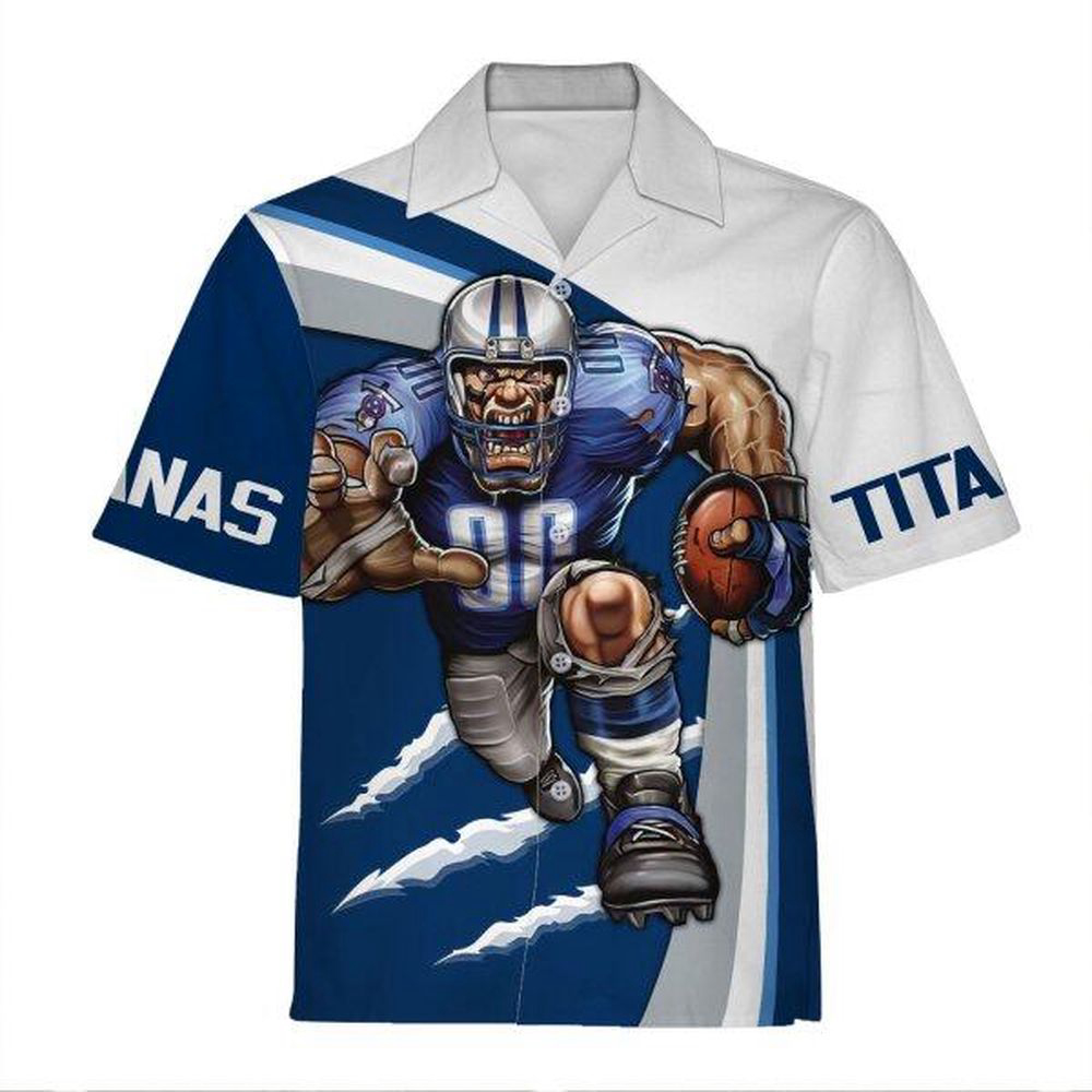 Personalized Unisex Hawaiian Shirt Tennessee Titans Football Team 3D Apparel For Men Women