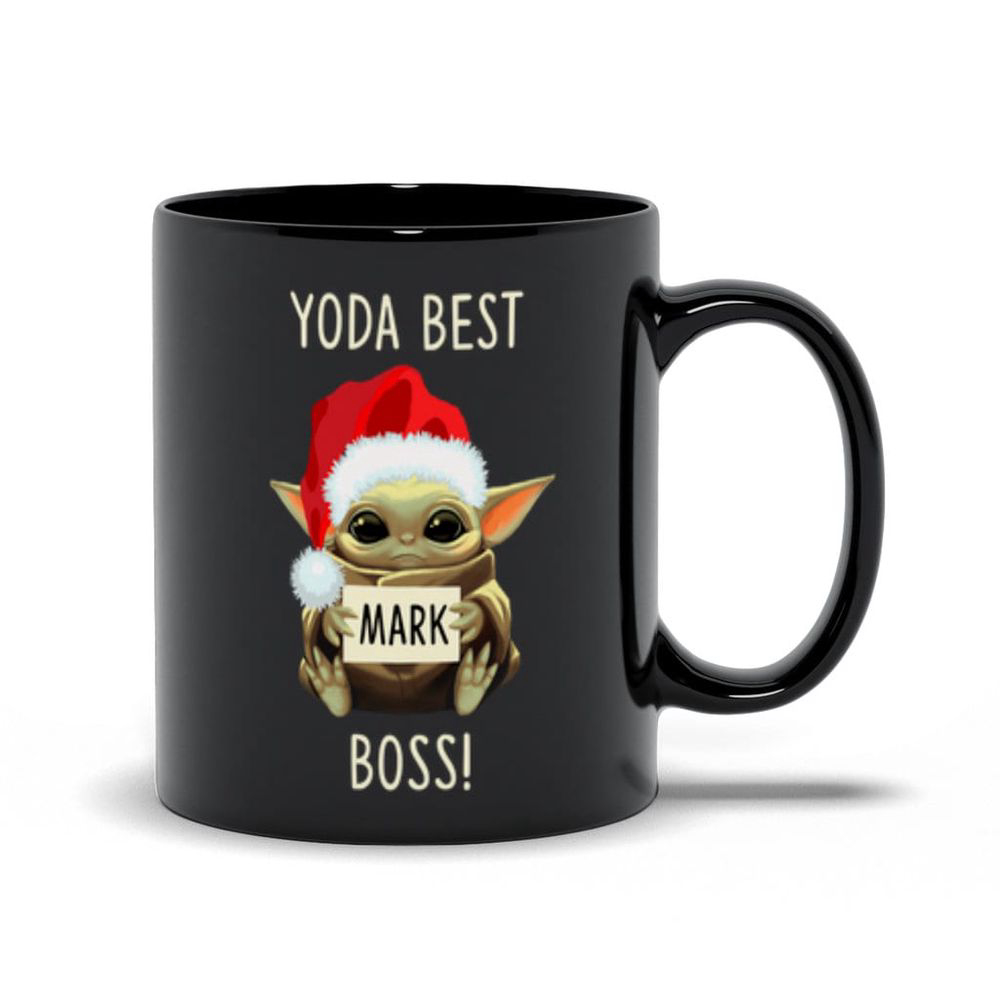 Personalized Yoda Best Boss Mug, Custom Boss , Baby Yoda 2024  Star Wars Fan Gift