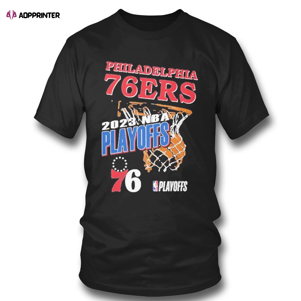 Philadelphia 76ers Advancing 2023 Nba Playoffs Hype T-shirt For Men Women