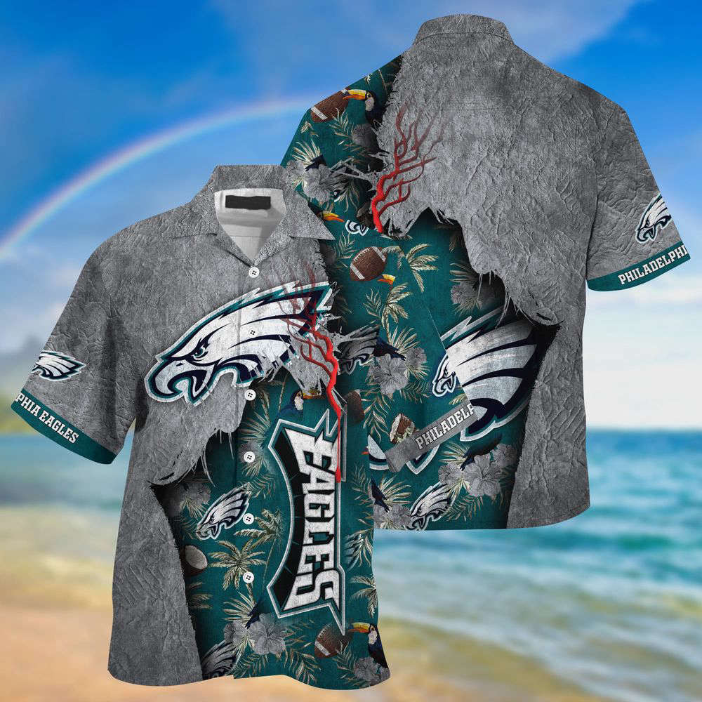 Philadelphia Eagles NFL-God Hawaii Shirt New Gift For Summer