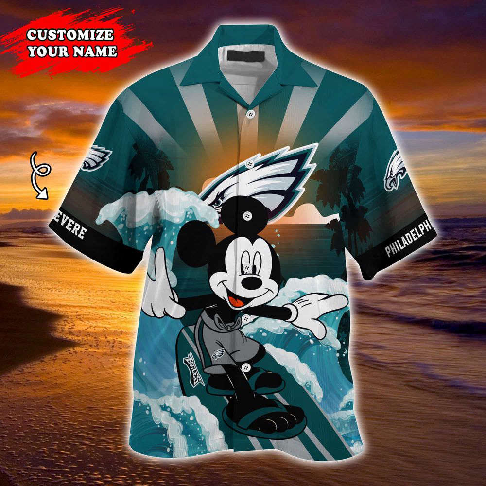 Philadelphia Eagles NFL-Summer Customized Hawaii Shirt For Sports Fans