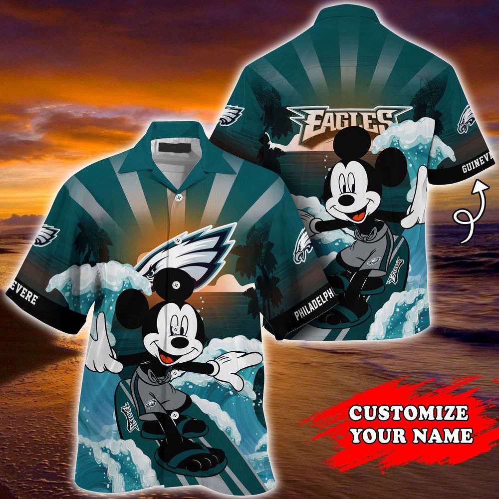 Philadelphia Eagles NFL-Summer Customized Hawaii Shirt For Sports Fans